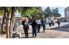 بازدید تیم ارزیابی دانشگاه علوم پزشکی کرمانشاه از بیمارستان چمران با محوریت اقدامات پیشگیرانه در برابر پیامدهای ال‌نینو