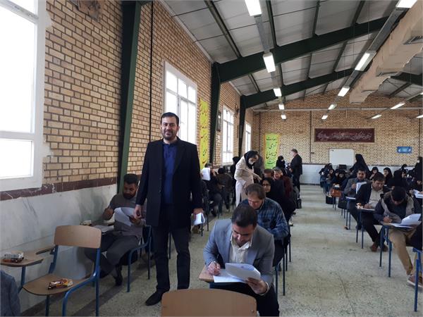 آزمون نیاز سنجی تیم سلامت صبح امروز برگزار شد .